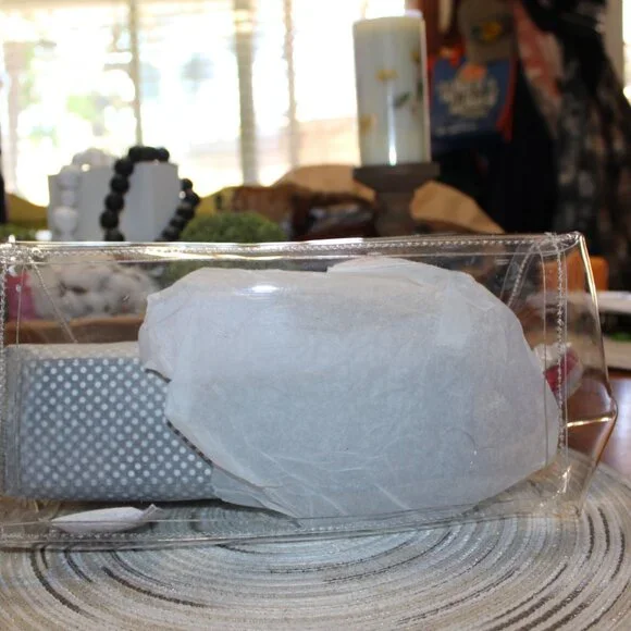 NWT Betsey Johnon Clear tote purse with polka dot pouch Retro /Pinup CUTE! Fun! - Picture 8 of 10